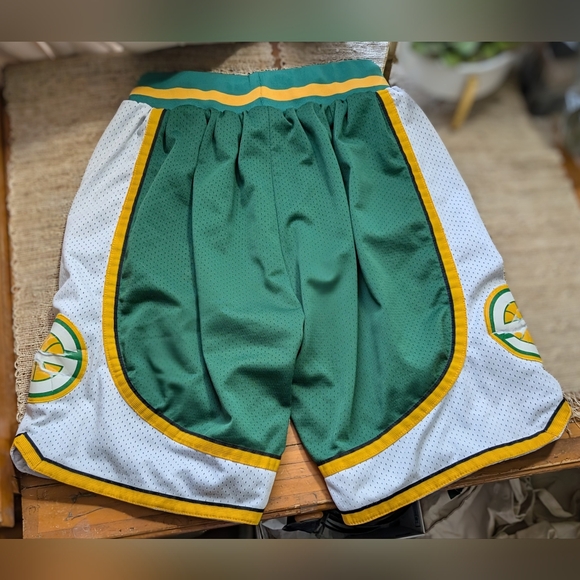 RARE!! Seattle Supersonics NBA Basketball Shorts 80s/90s Vintage Adidas Sonics - Picture 4 of 9